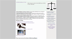 Desktop Screenshot of droits-libertes.org