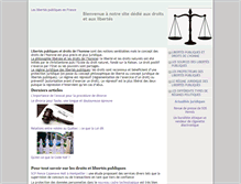 Tablet Screenshot of droits-libertes.org